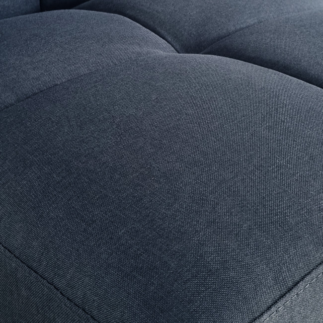 Banquette clic clac 3 places en tissu gris - Hellin
