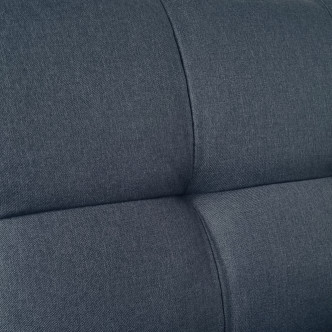 Banquette clic clac 3 places en tissu gris - Hellin