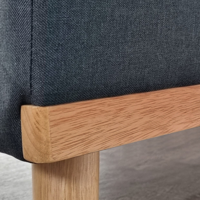 Banquette clic clac 3 places en tissu gris - Hellin