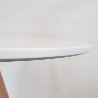 Table Ronde Blanche : Plateau 80 cm 