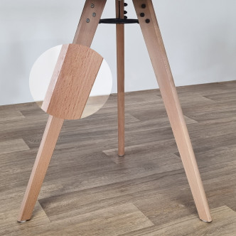 Table Ronde Blanche : Plateau 80 cm 