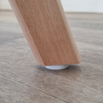 Table Ronde Blanche : Plateau 80 cm 