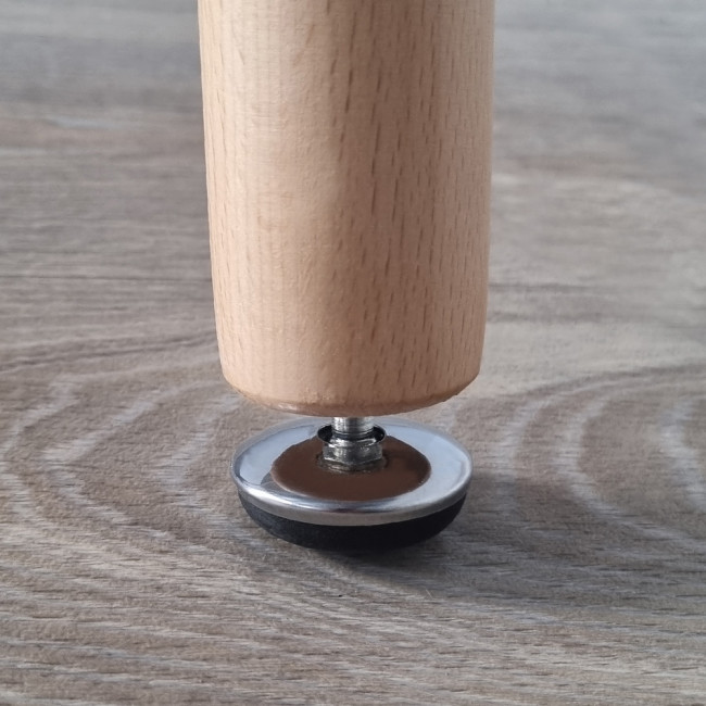 Table de cuisine scandinave noire 140cm - Brevik