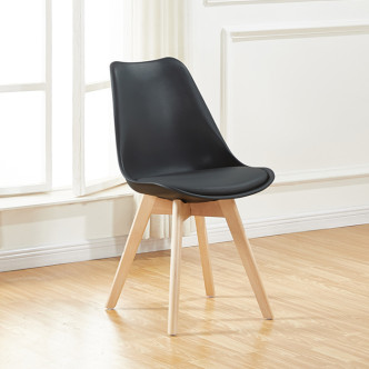 Chaise style scandinave Bjorn – Piètement en bois premium