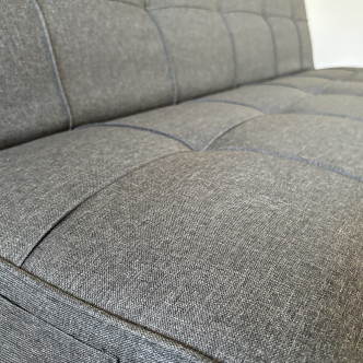 Banquette clic clac 3 places grise – Prix Discount