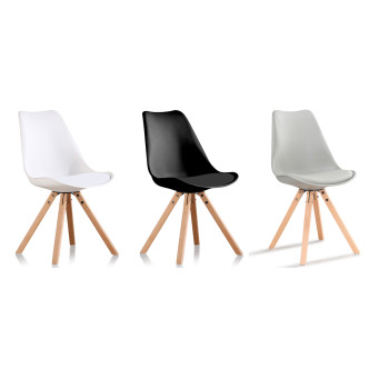 Chaise scandinave avec piètement en bois – Helsinki