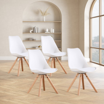 Chaise scandinave avec piètement en bois – Helsinki