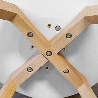 Chaise style scandinave Bjorn – Piètement en bois premium