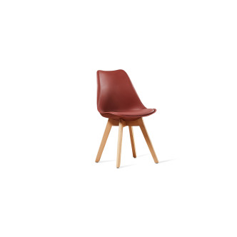 Chaise style scandinave Bjorn – Piètement en bois premium