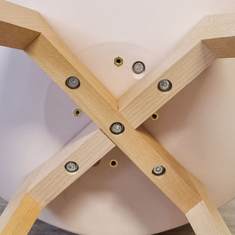 Chaise style scandinave Bjorn – Piètement en bois premium