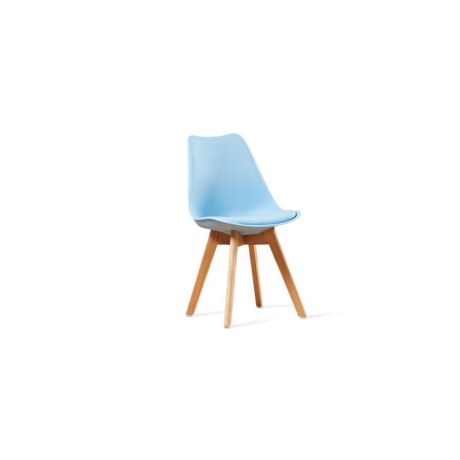 Chaise style scandinave Bjorn – Piètement en bois premium