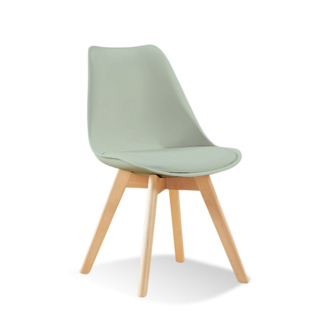 Chaise style scandinave Bjorn – Piètement en bois premium
