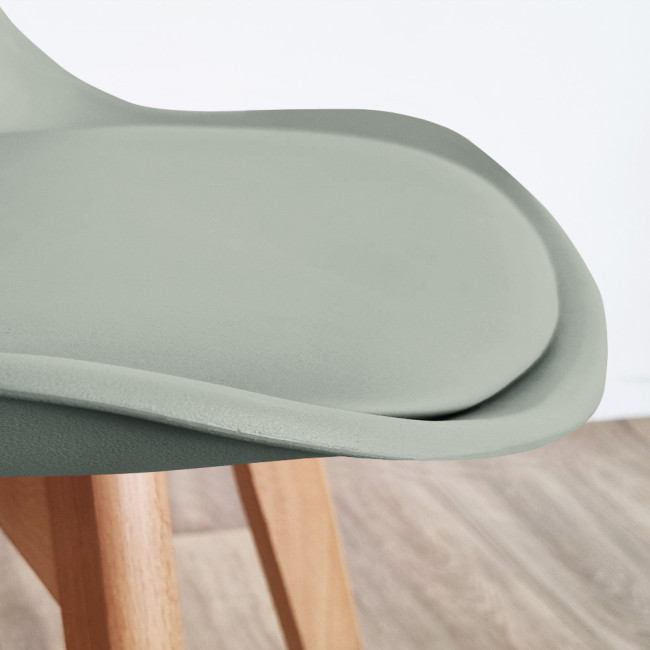 Chaise style scandinave Bjorn – Piètement en bois premium