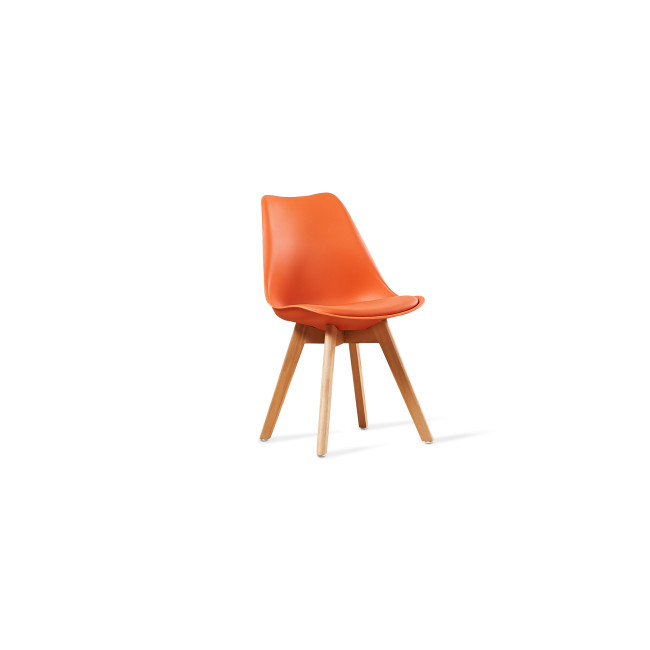 Chaise style scandinave Bjorn – Piètement en bois premium