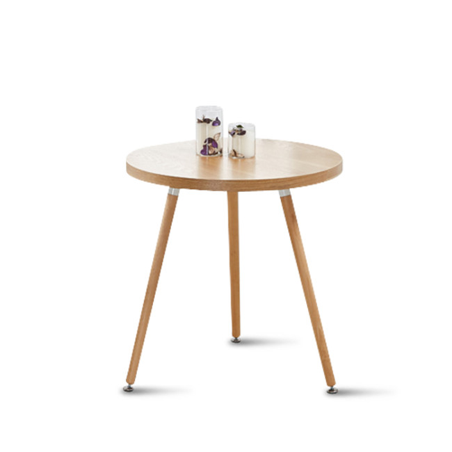 Table d’appoint ronde 70cm en bois Laquila - Style Scandinave