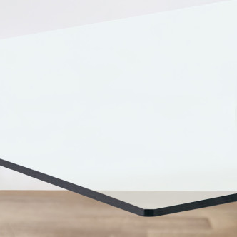 Table à manger design en verre 160cm - Astra