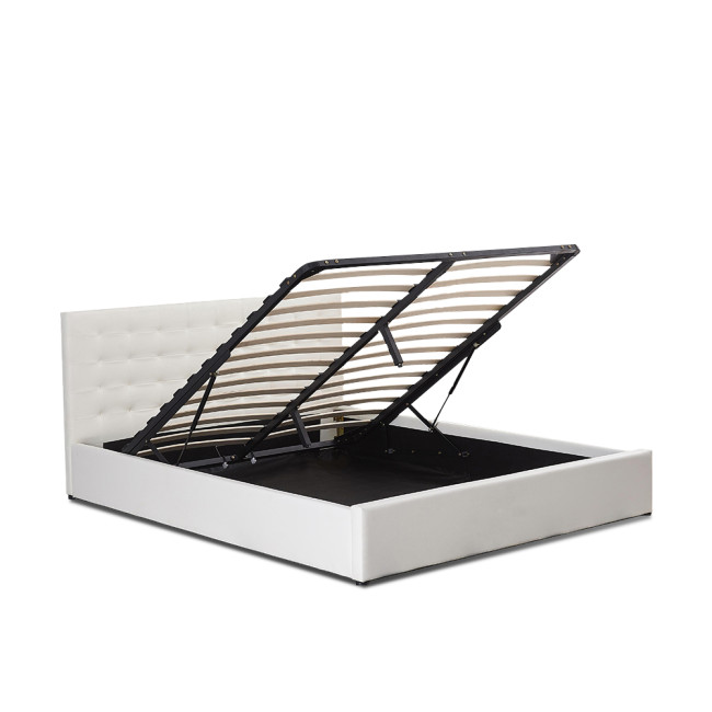 Lit coffre en simili blanc – Dream