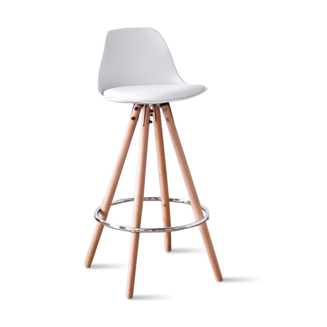Tabouret de bar scandinave blanc - Soren