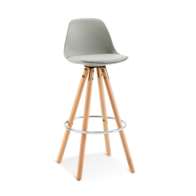 Tabouret de bar scandinave gris - Soren