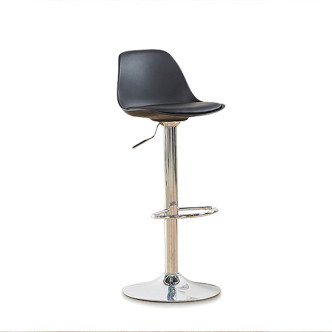 Tabouret de cuisine scandinave noir - Deki