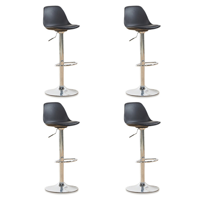 Lot de 4 tabourets noirs réglables Deki - Offre Exclusive