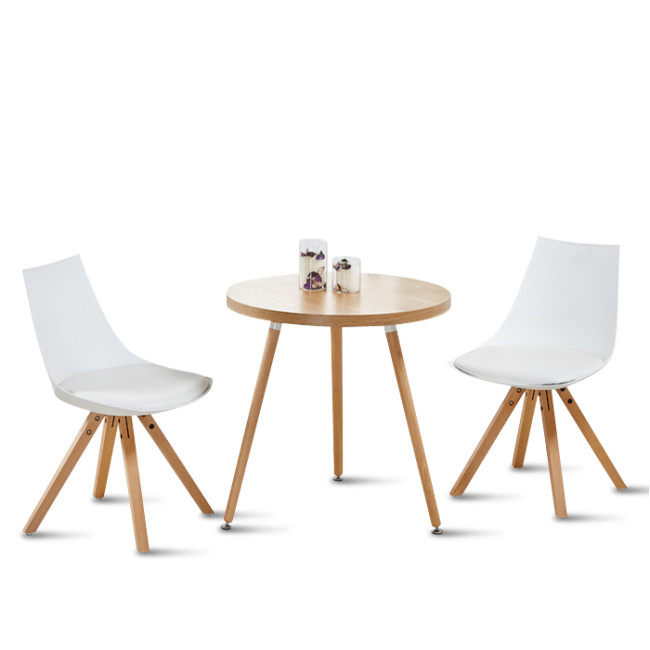 Table d’appoint ronde 70cm en bois Laquila - Style Scandinave