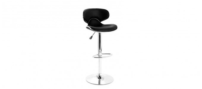 Tabouret de bar design noir - Volta
