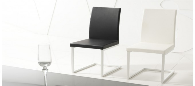 Chaise salle à manger noire - Selenga
