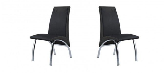 Chaise salle à manger noire - Oka