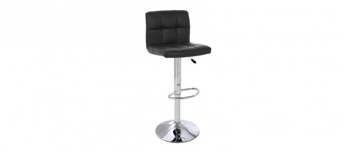 Tabouret de bar design noir - Senna