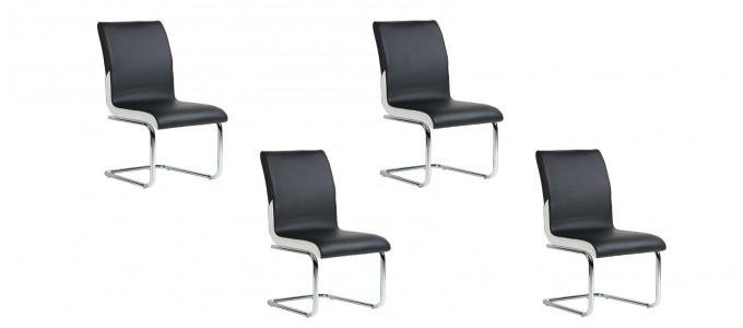 Lot de 4 chaises de salle à manger - Ottawa