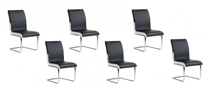 Lot de 6 chaises de salle à manger - Ottawa