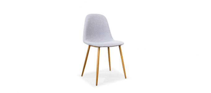 Chaise scandinave grise - Romano