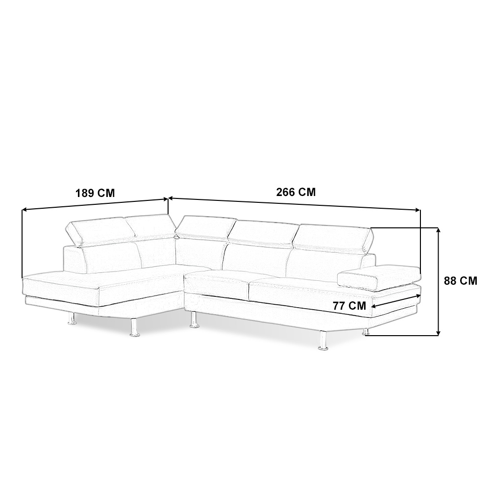 Canapé Hudson vue 6