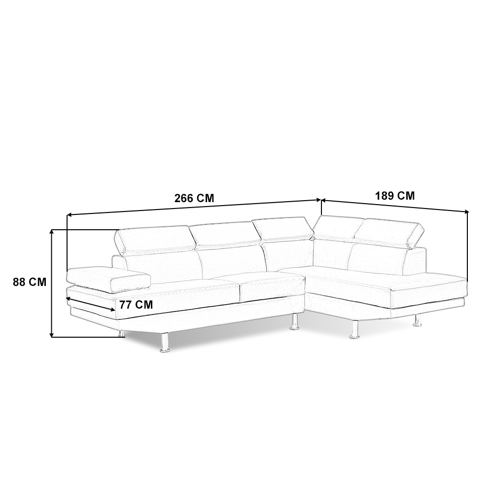 Canapé Hudson vue 6