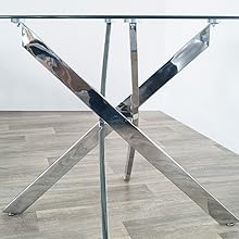 Pieds en métal chromé Orion